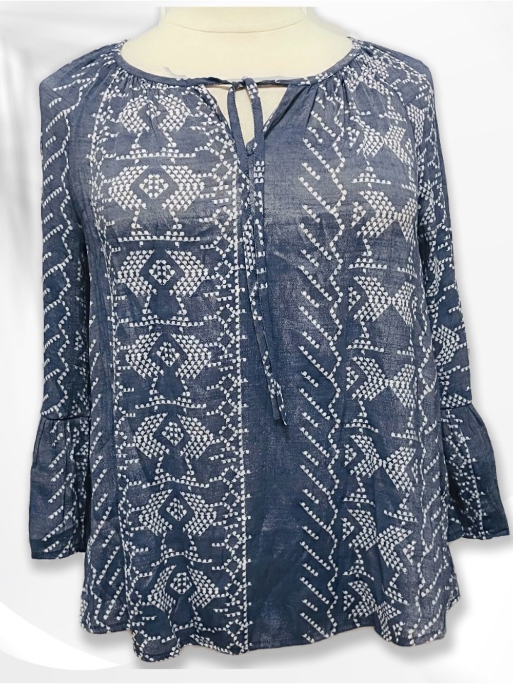 Fred David Peasant Blouse sz L